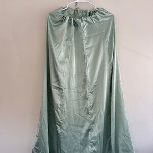 Sea Foam Drawstring Maxi Skirt